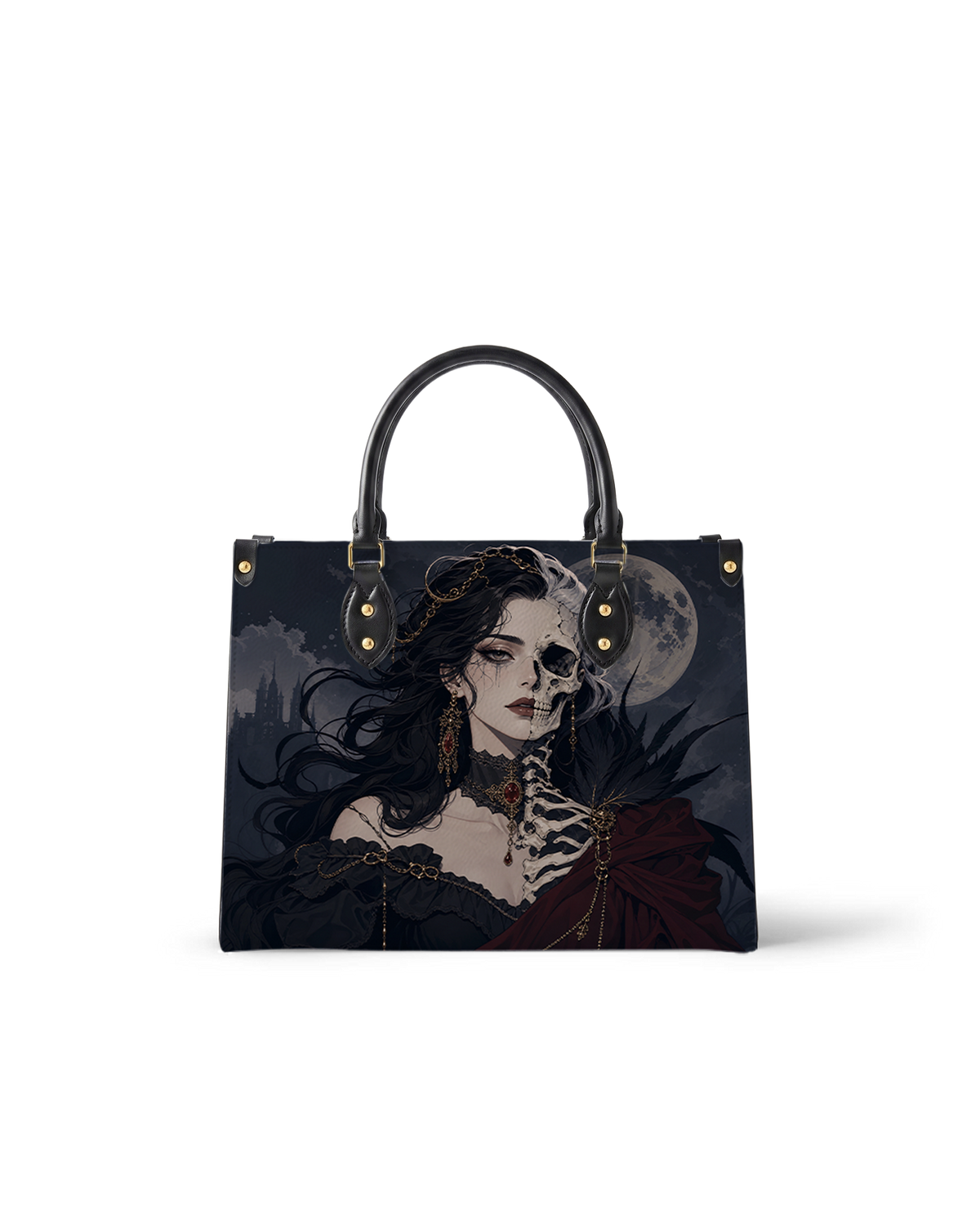 SkullLuna Leather Handbag