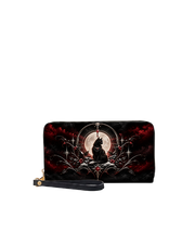 Winter Cat Long Zip Wallet