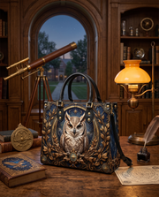Stellar Owl Leather Handbag