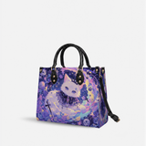 VioletPaw Leather Handbag