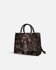 Velvet Shadows Leather Handbag