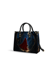 Midnight Redhood Leather Handbag