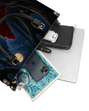 Midnight Redhood Leather Handbag