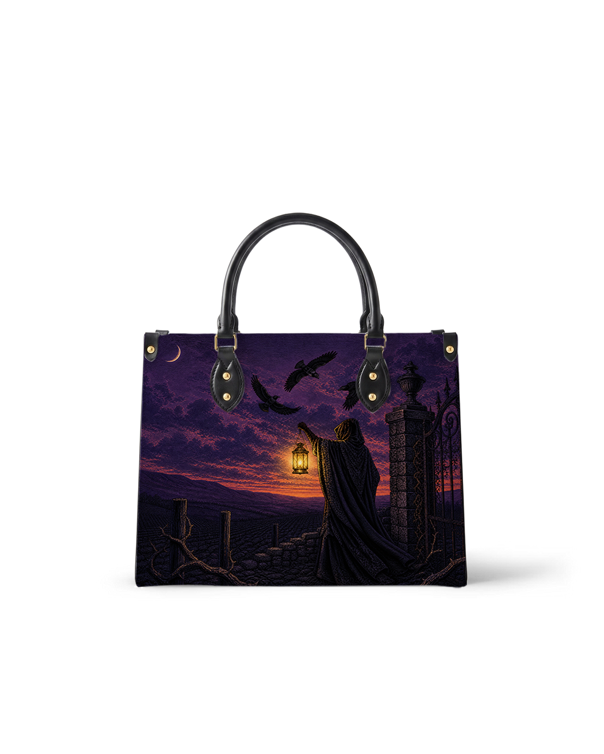 Dusk Wanderer Leather Handbag