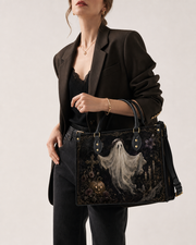 Ghost Veil Leather Handbag