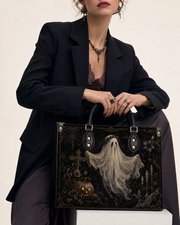 Ghost Veil Leather Handbag