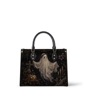 Ghost Veil Leather Handbag