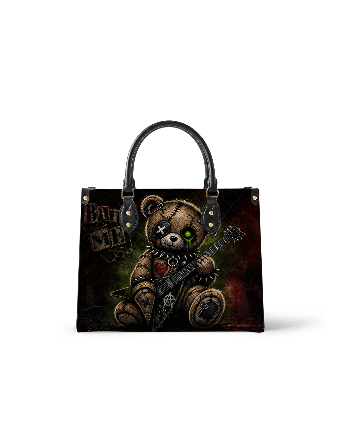Riot Bear Leather Handbag