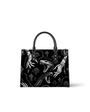 Night Serp Leather Handbag