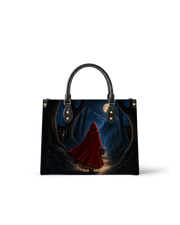 Midnight Redhood Leather Handbag