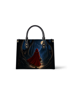 Midnight Redhood Leather Handbag