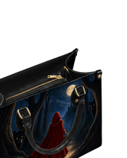 Midnight Redhood Leather Handbag