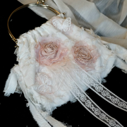 Lace Bloom Kisslock Bag