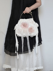 Lace Bloom Kisslock Bag