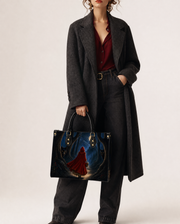 Midnight Redhood Leather Handbag