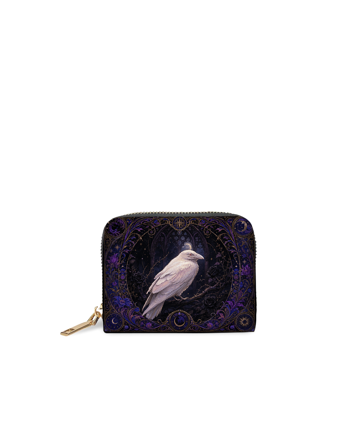 Moon Crow Mini Wallet