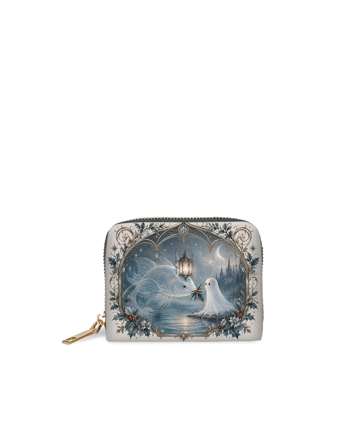 Moon‑Lake Wisp‑Lantern Mini Wallet