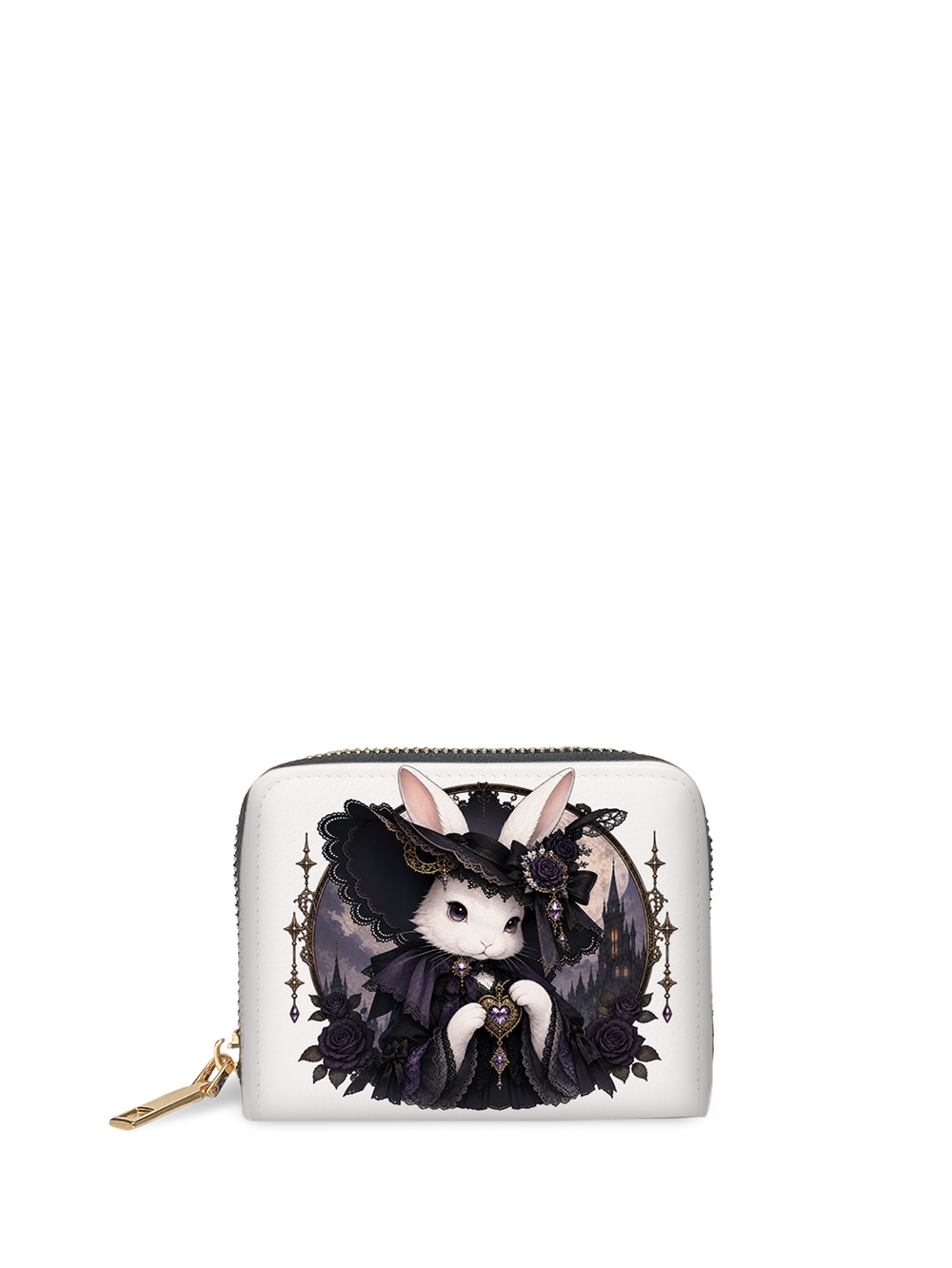 Castle White Hare  Mini Wallet