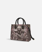 Nightmare Carousel Leather Handbag