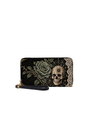 Rose Reticulum Long Zip Wallet