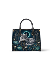 Still Hour Leather Handbag