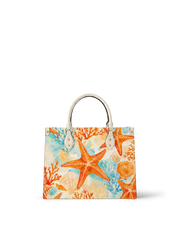 Coral Star Leather Handbag