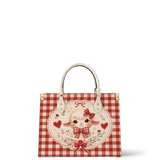Ruby Lamb Leather Handbag
