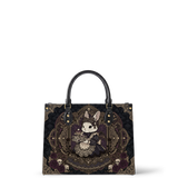 Rabbit Noir Leather Handbag