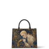 Metal Touch Leather Handbag