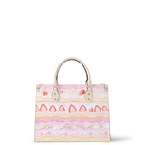 Blush Tier Leather Handbag