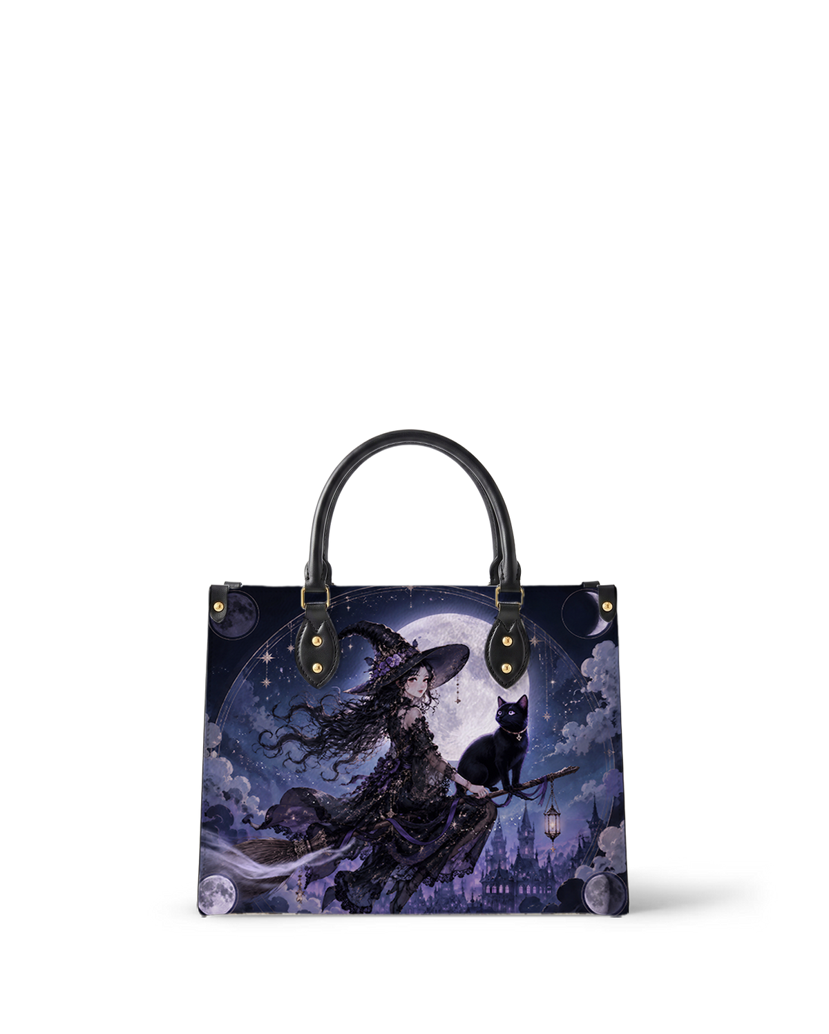 Moon Witch Leather Handbag
