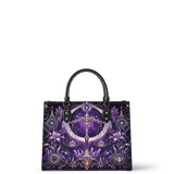 Libra｜Purple Leather Handbag
