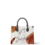 Just A Girl Leather Handbag