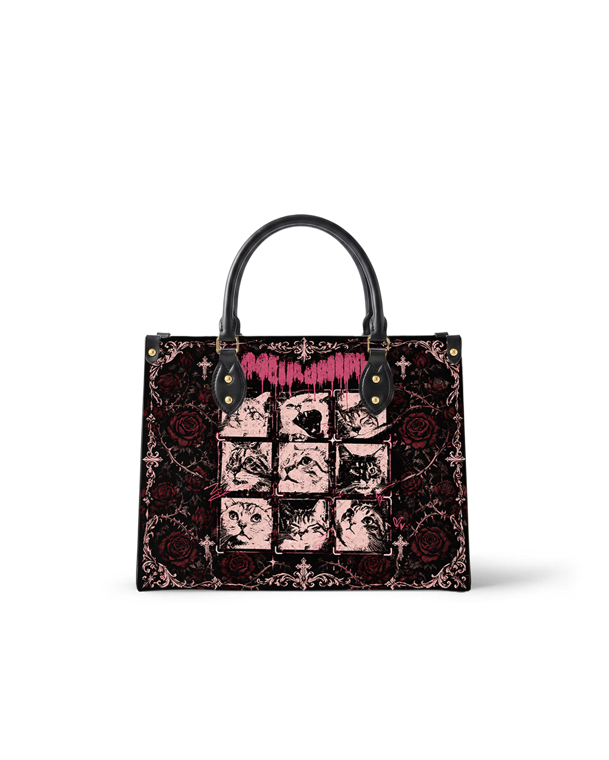CatVow Leather Handbag