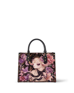 Floral Rite Leather Handbag