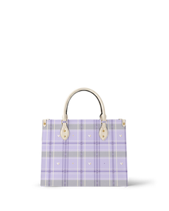 LilacDew Leather Handbag