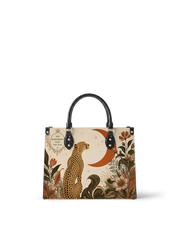 Lunar Cheetah Leather Handbag
