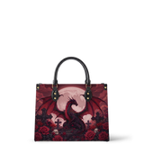 Ember Moon Dragon Leather Handbag