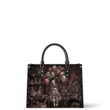 Velvet Shadows Leather Handbag
