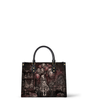 Velvet Shadows Leather Handbag