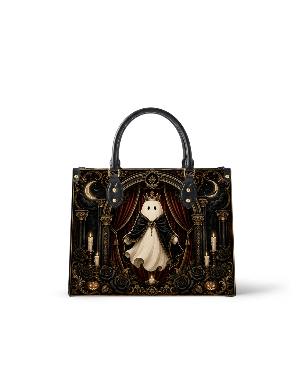 Crown Phantasm Leather Handbag