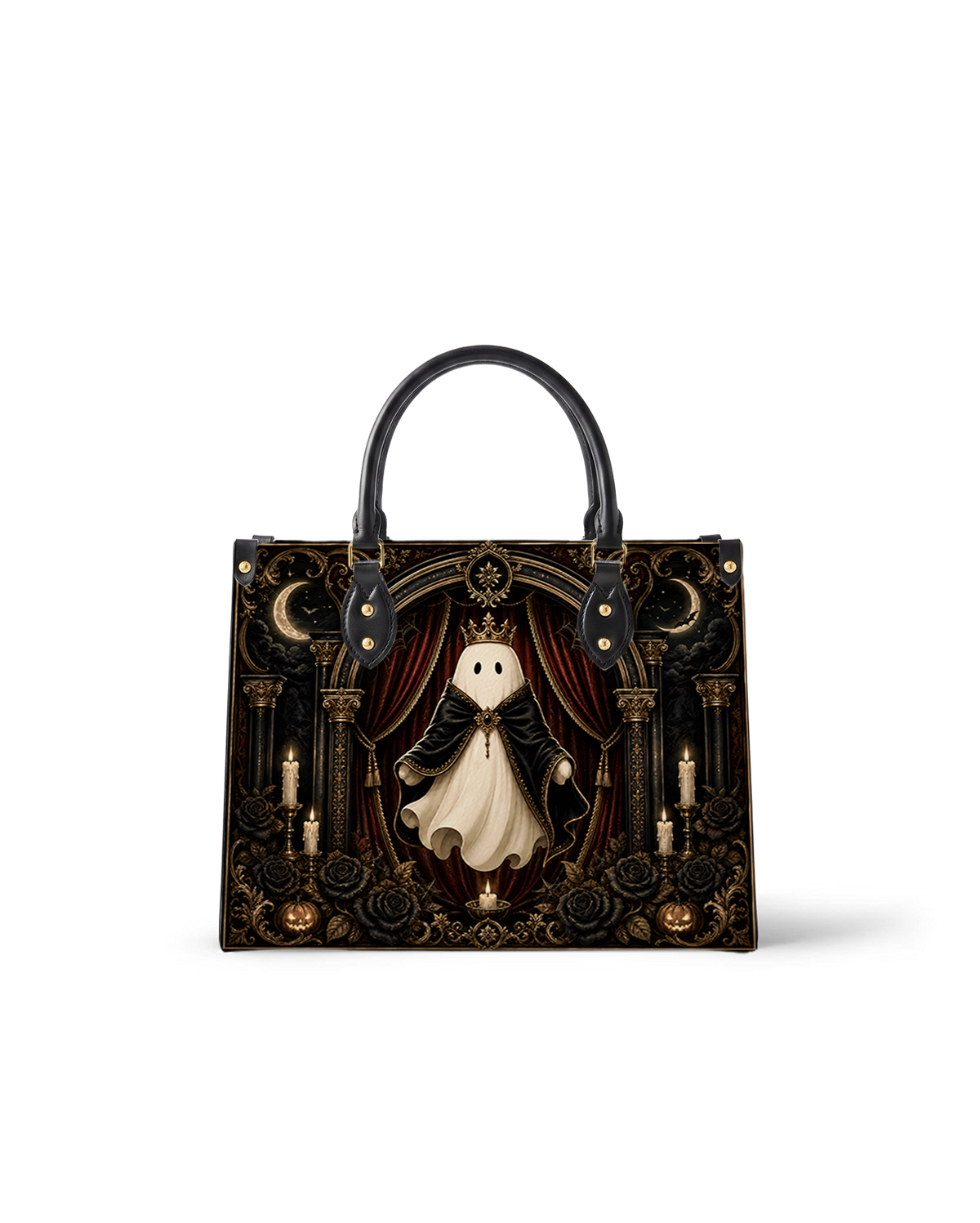 Crown Phantasm Leather Handbag