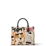 Corgi Manifesto Leather Handbag