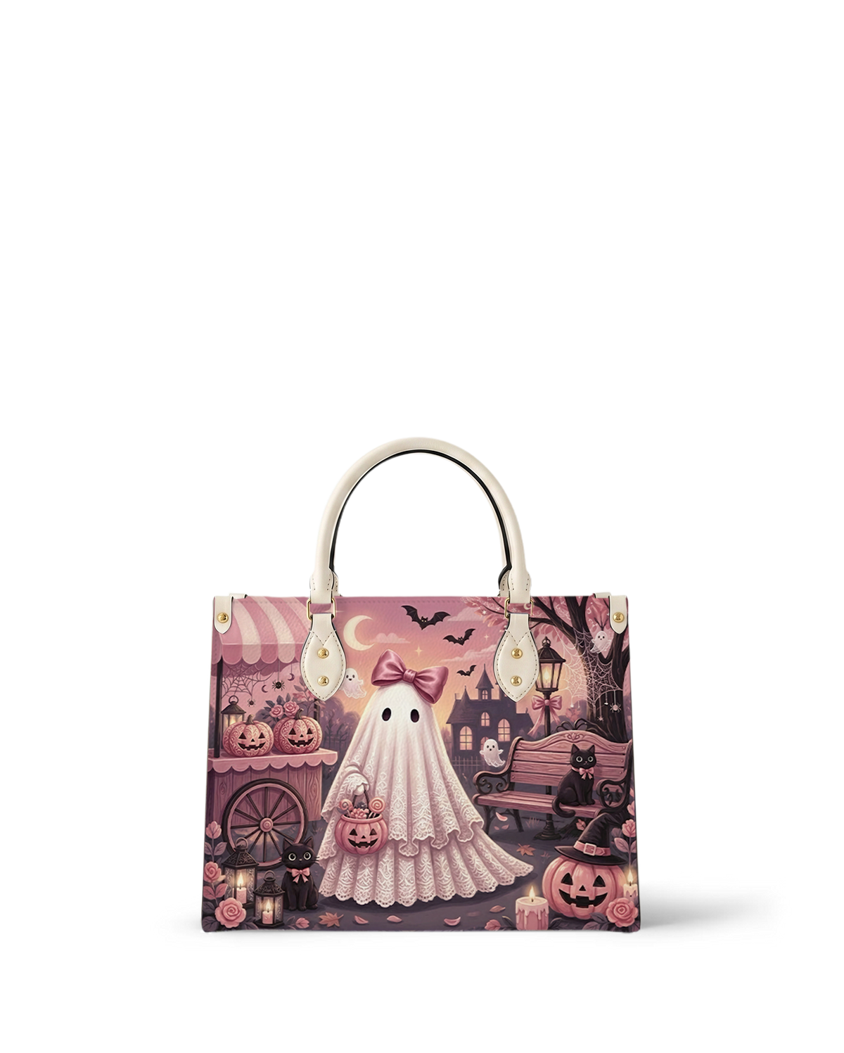 Lace Spirit Leather Handbag