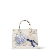 Hamptons Hydrang Leather Handbag