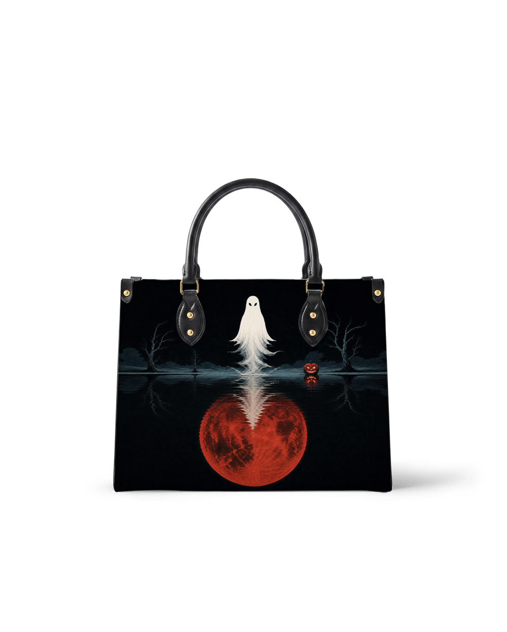 Lunar Wisp Leather Handbag