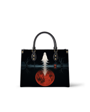 Lunar Wisp Leather Handbag