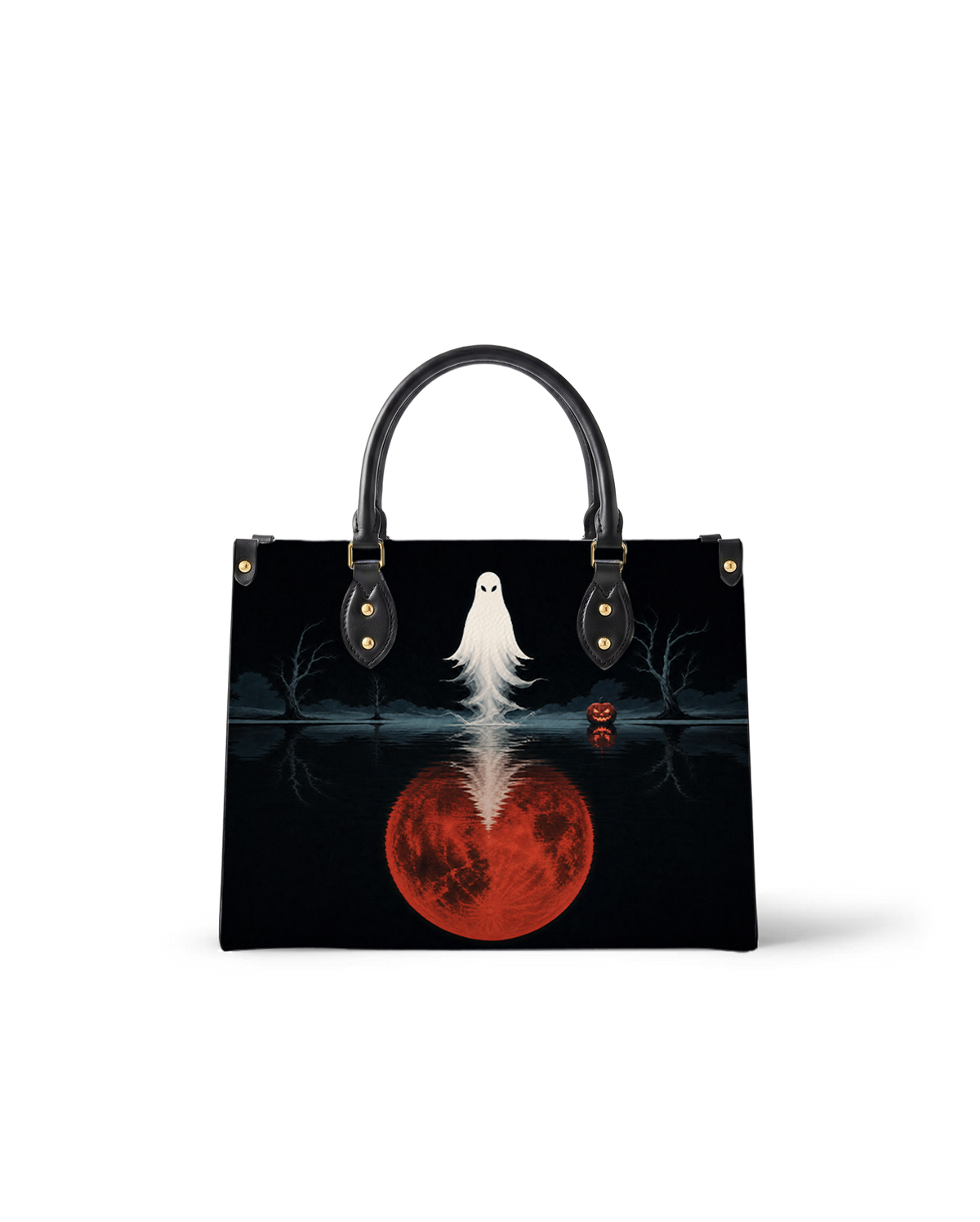 Lunar Wisp Leather Handbag