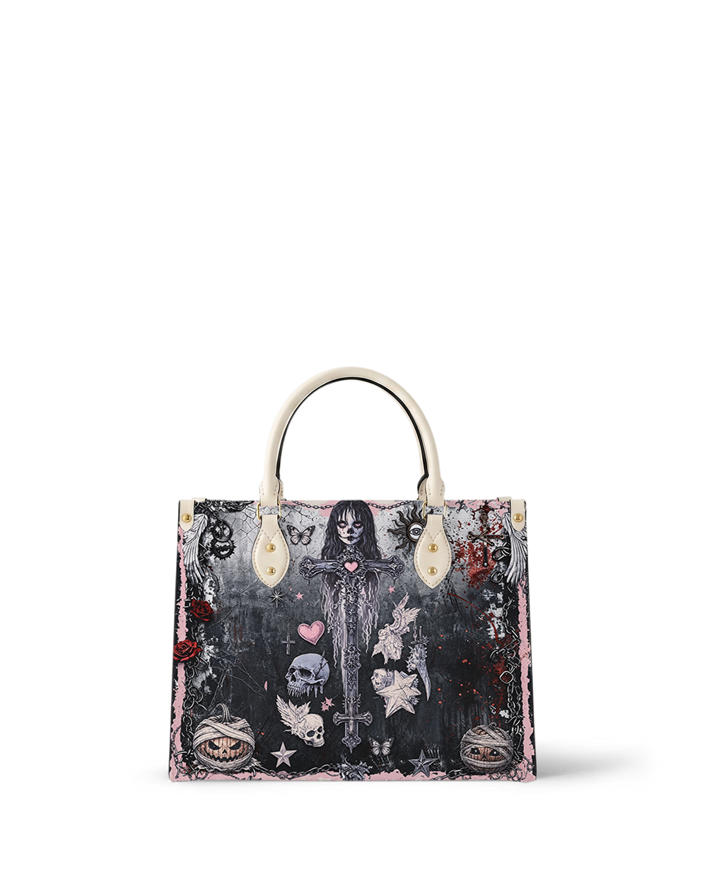 Funeral Poem Leather Handbag