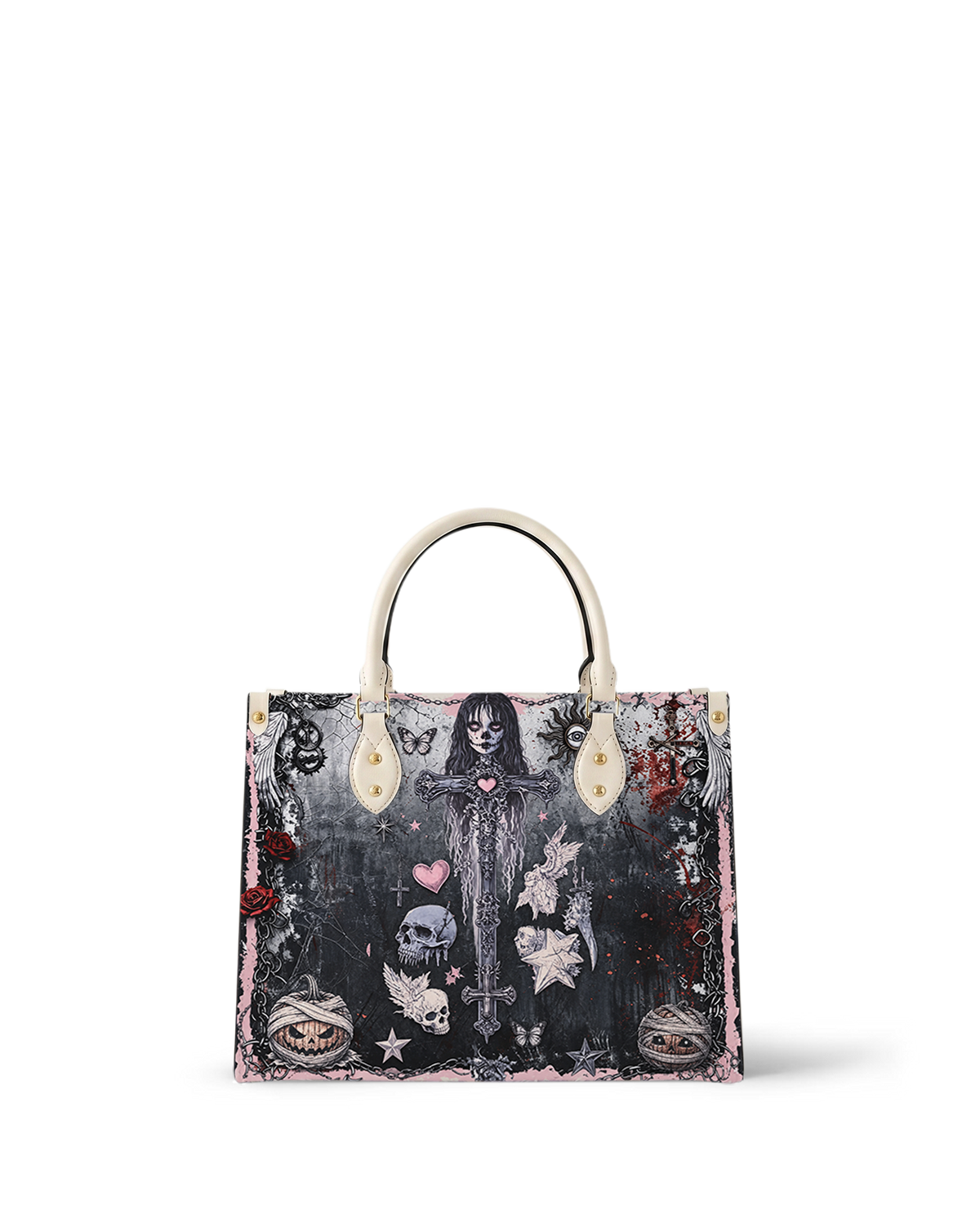 Funeral Poem Leather Handbag